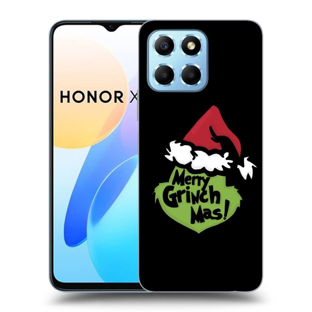 Picasee Honor X8 5G Hülle - Schwarzes Silikon - Grinch 2