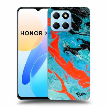 Picasee ULTIMATE CASE für Honor X8 5G - Blue Magma