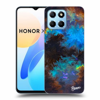 Picasee Honor X8 5G Hülle - Transparentes Silikon - Space