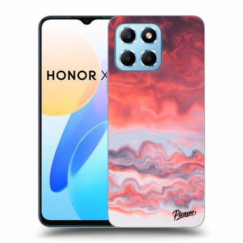 Picasee Honor X8 5G Hülle - Transparentes Silikon - Sunset