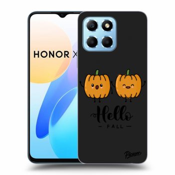 Picasee Honor X8 5G Hülle - Schwarzes Silikon - Hallo Fall