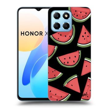 Picasee Honor X8 5G Hülle - Schwarzes Silikon - Melone