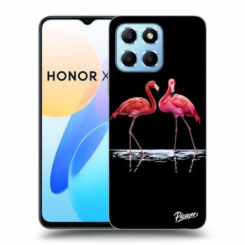 Picasee ULTIMATE CASE für Honor X8 5G - Flamingos couple