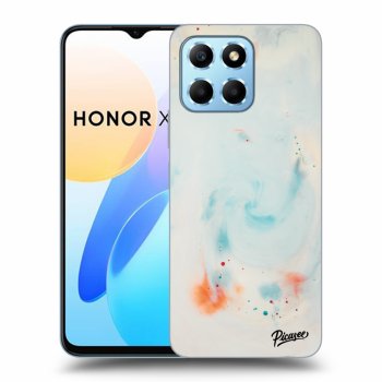 Picasee Honor X8 5G Hülle - Transparentes Silikon - Splash