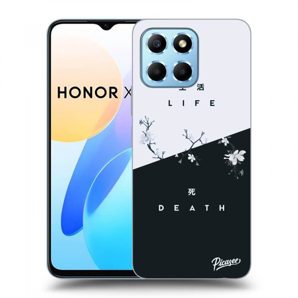 Picasee Honor X8 5G Hülle - Transparentes Silikon - Life - Death
