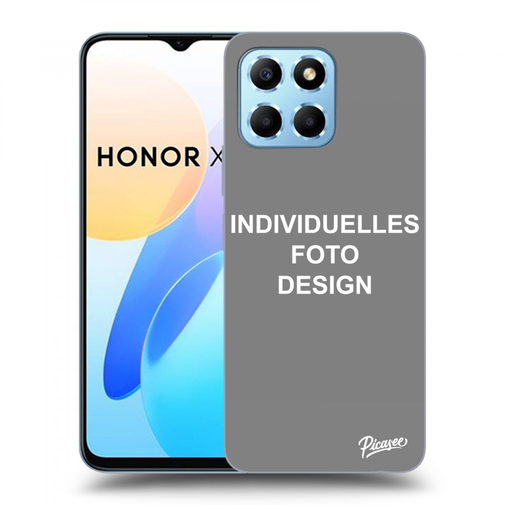 Picasee Honor X8 5G Hülle - Transparentes Silikon - Individuelles Fotodesign