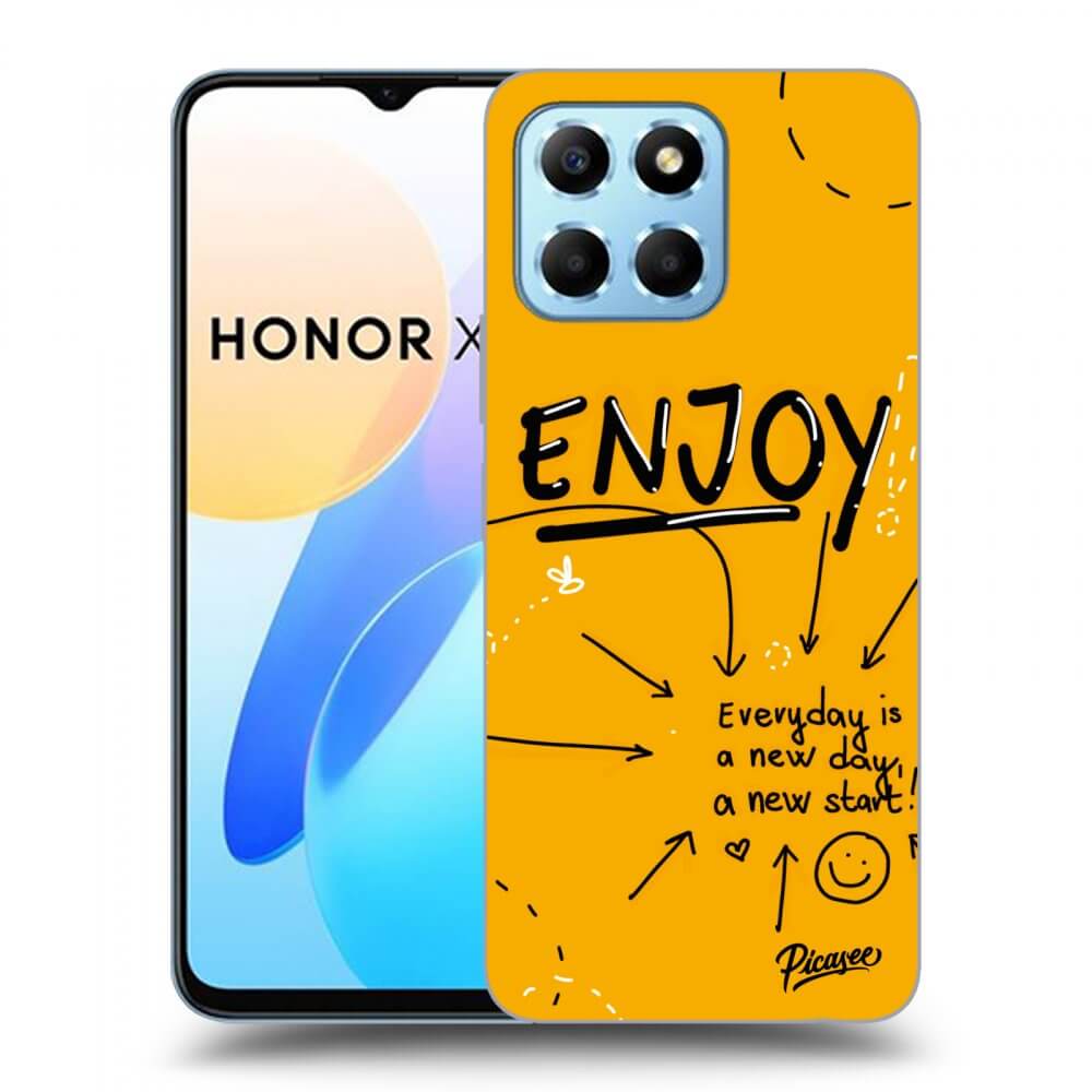 Picasee Honor X6 Hülle - Transparentes Silikon - Enjoy