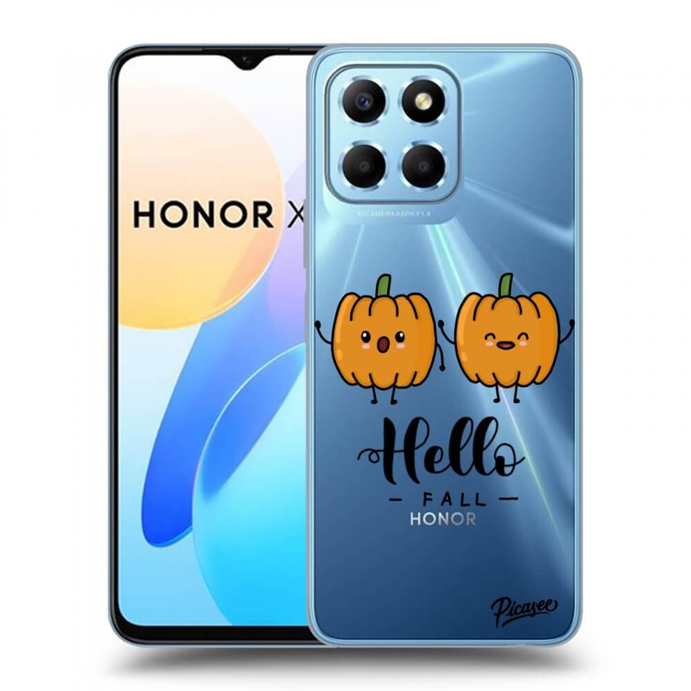 Picasee Honor X6 Hülle - Transparentes Silikon - Hallo Fall