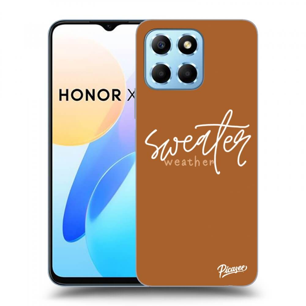 Picasee Honor X6 Hülle - Transparentes Silikon - Sweater weather