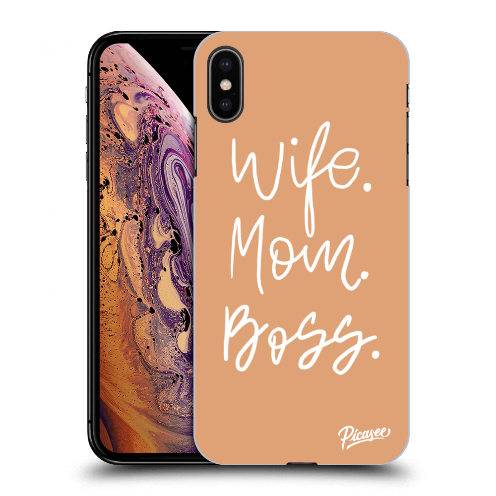 Picasee ULTIMATE CASE für Apple iPhone XS Max - Boss Mama