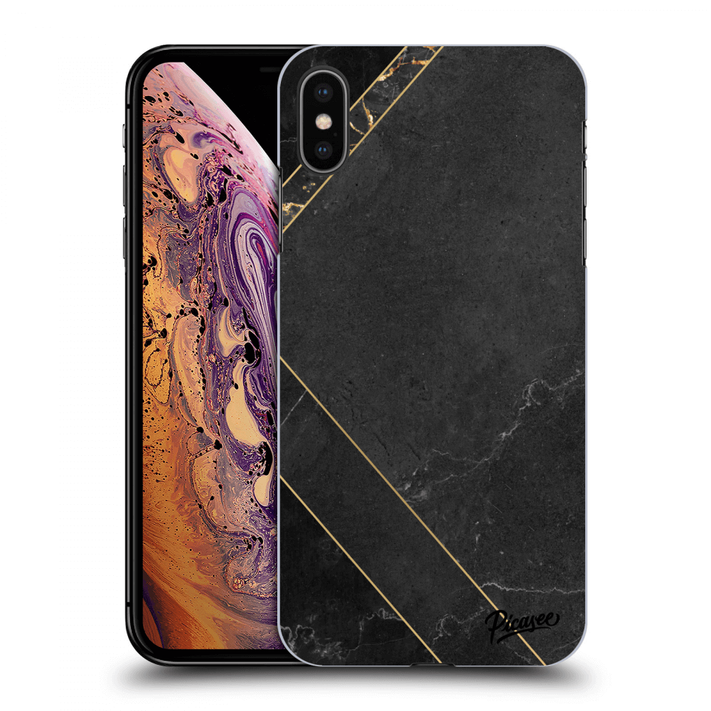 Picasee ULTIMATE CASE für Apple iPhone XS Max - Black tile