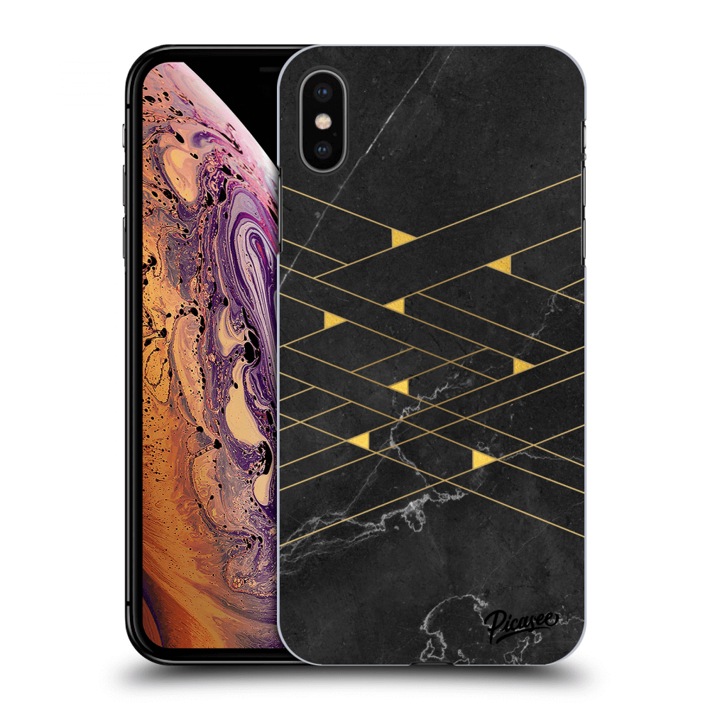 Picasee ULTIMATE CASE für Apple iPhone XS Max - Gold Minimal