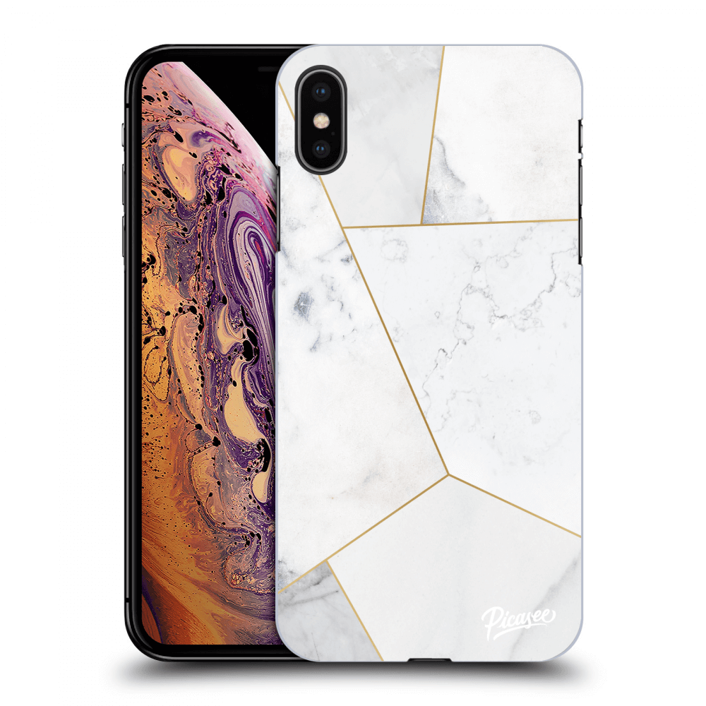 Picasee ULTIMATE CASE für Apple iPhone XS Max - White tile
