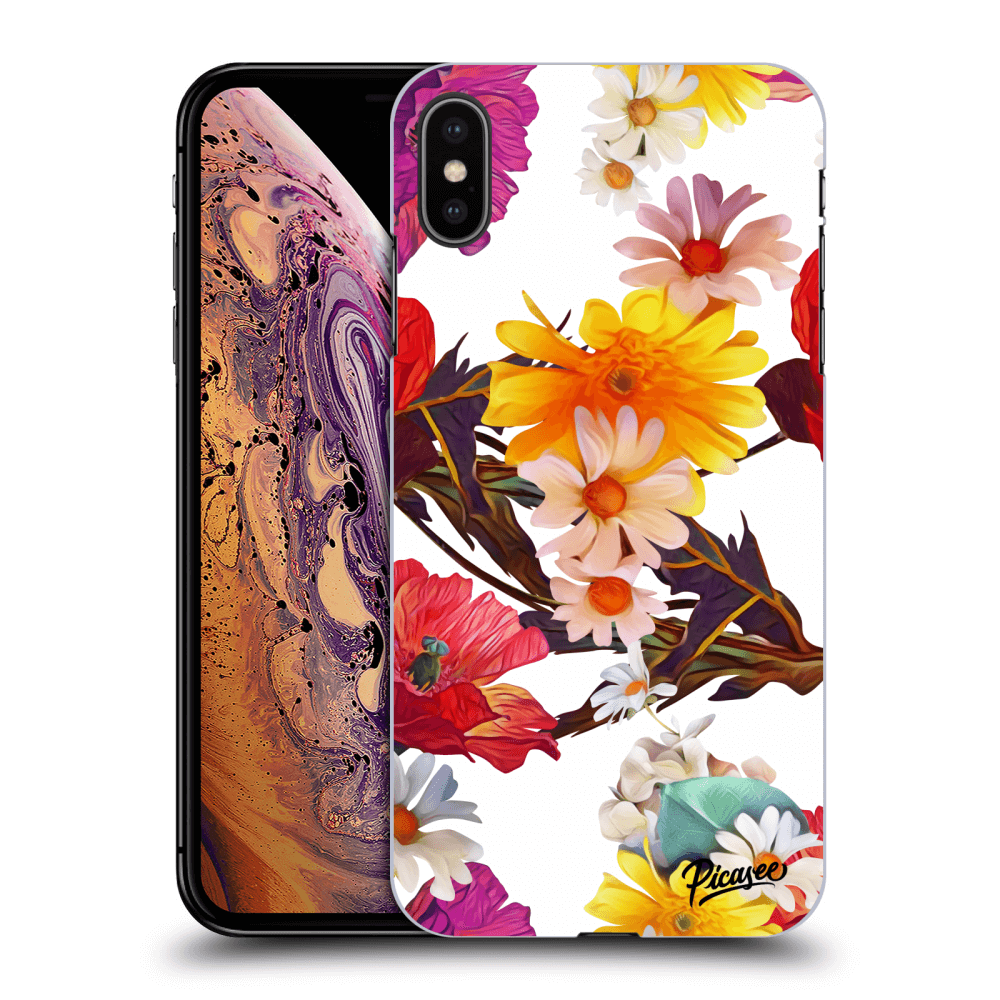 Picasee Apple iPhone XS Max Hülle - Transparentes Silikon - Meadow
