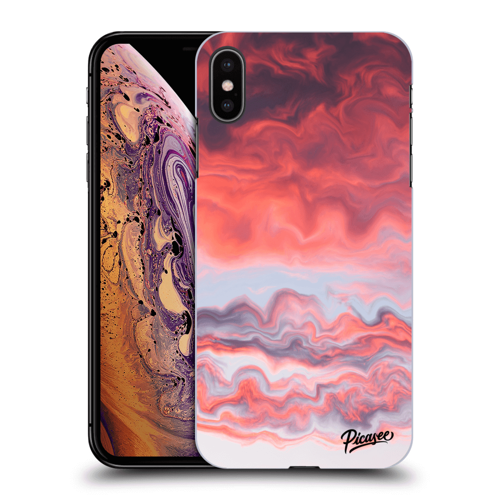 Picasee Apple iPhone XS Max Hülle - Transparentes Silikon - Sunset