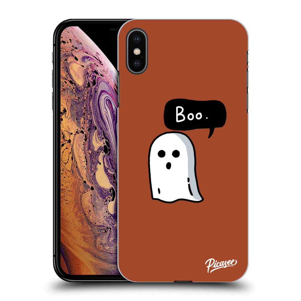 Picasee Apple iPhone XS Max Hülle - Transparentes Silikon - Boo
