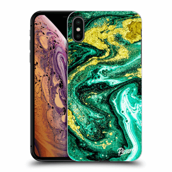 Hülle für Apple iPhone XS Max - Green Gold