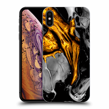 Hülle für Apple iPhone XS Max - Black Gold