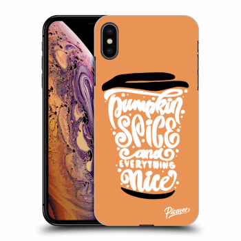 Hülle für Apple iPhone XS Max - Pumpkin coffee