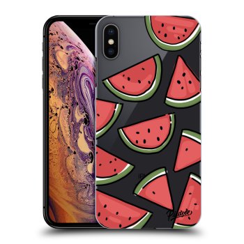 Picasee Apple iPhone XS Max Hülle - Transparentes Silikon - Melone