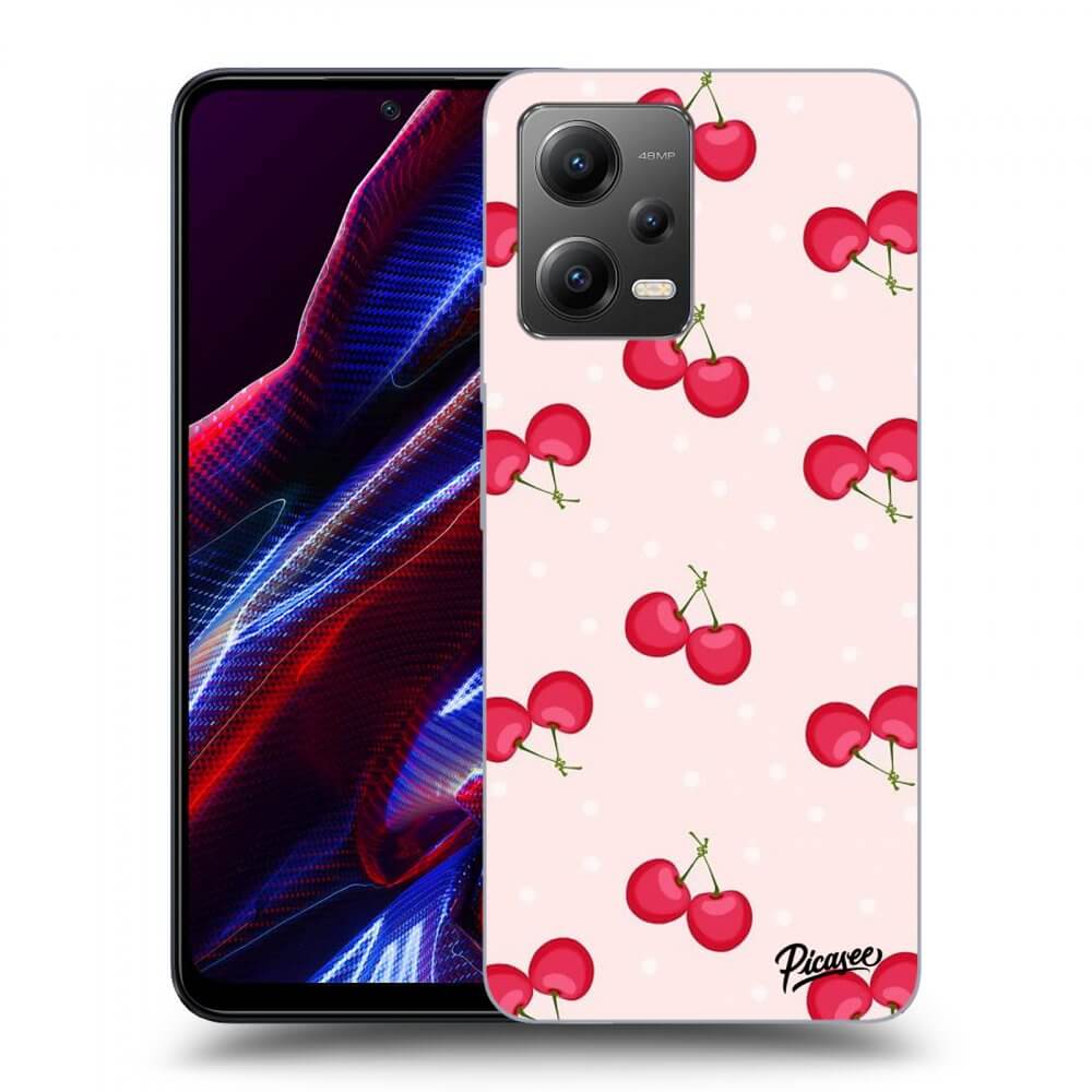 Picasee Xiaomi Poco X5 Hülle - Transparentes Silikon - Cherries