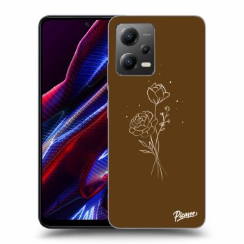 Picasee ULTIMATE CASE für Xiaomi Poco X5 - Brown flowers