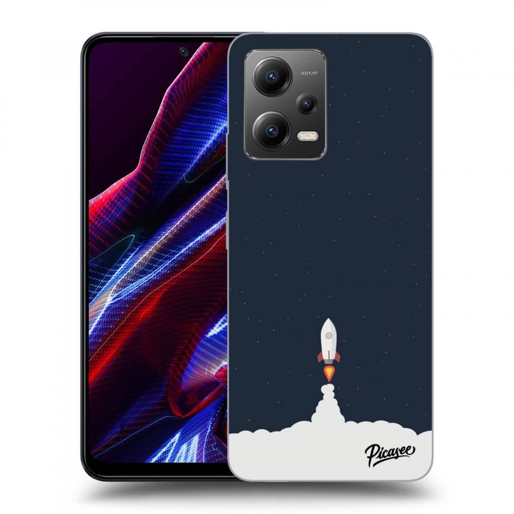 Picasee Xiaomi Poco X5 Hülle - Schwarzes Silikon - Astronaut 2