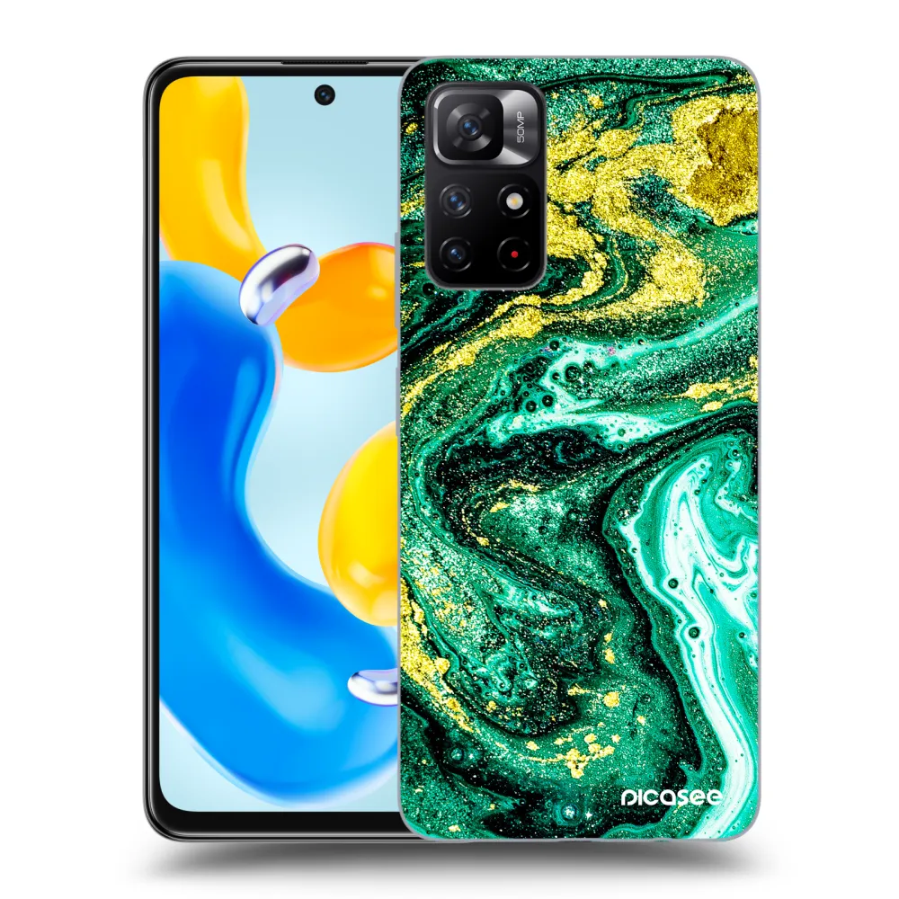 Picasee ULTIMATE CASE für Xiaomi Redmi Note 11S 5G - Green Gold