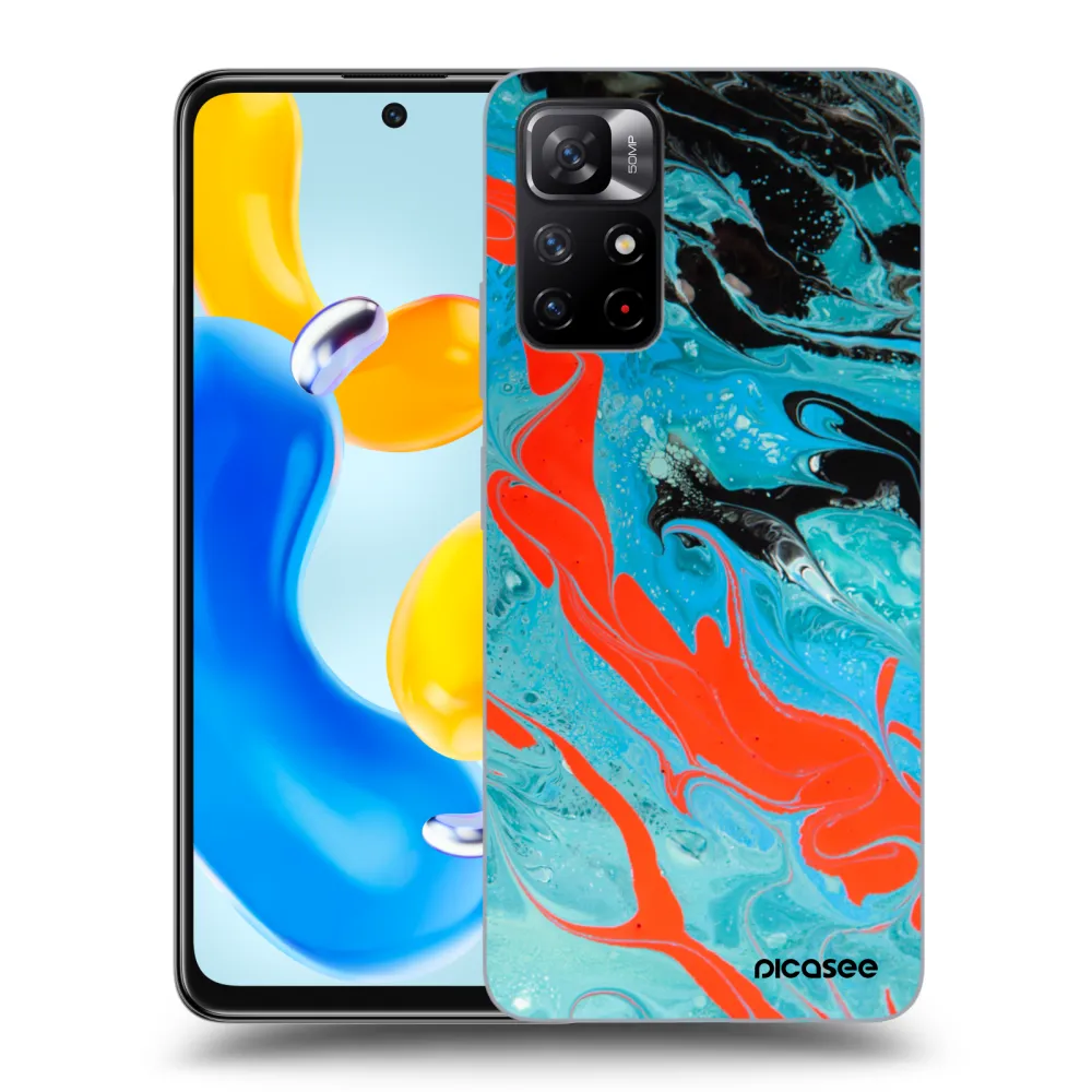Picasee ULTIMATE CASE für Xiaomi Redmi Note 11S 5G - Blue Magma