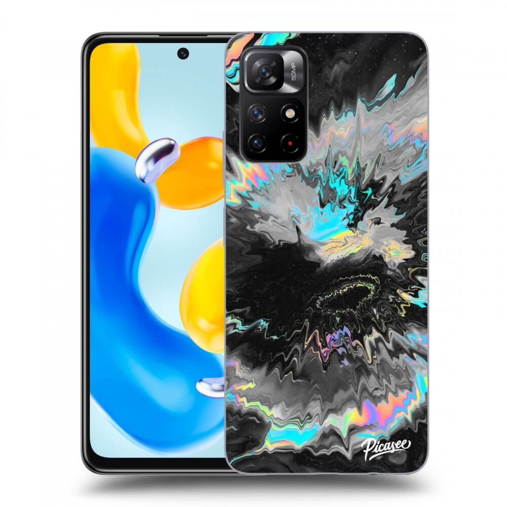 Picasee Xiaomi Redmi Note 11S 5G Hülle - Schwarzes Silikon - Magnetic