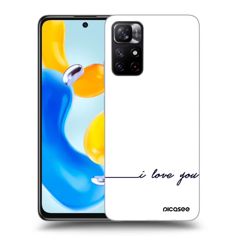 Picasee ULTIMATE CASE für Xiaomi Redmi Note 11S 5G - Ich liebe dich