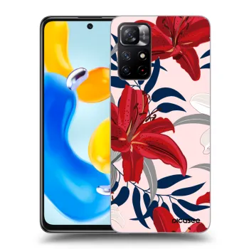 Hülle für Xiaomi Redmi Note 11S 5G - Red Lily