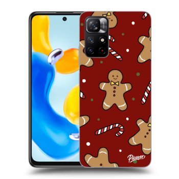 Picasee Xiaomi Redmi Note 11S 5G Hülle - Schwarzes Silikon - Gingerbread 2