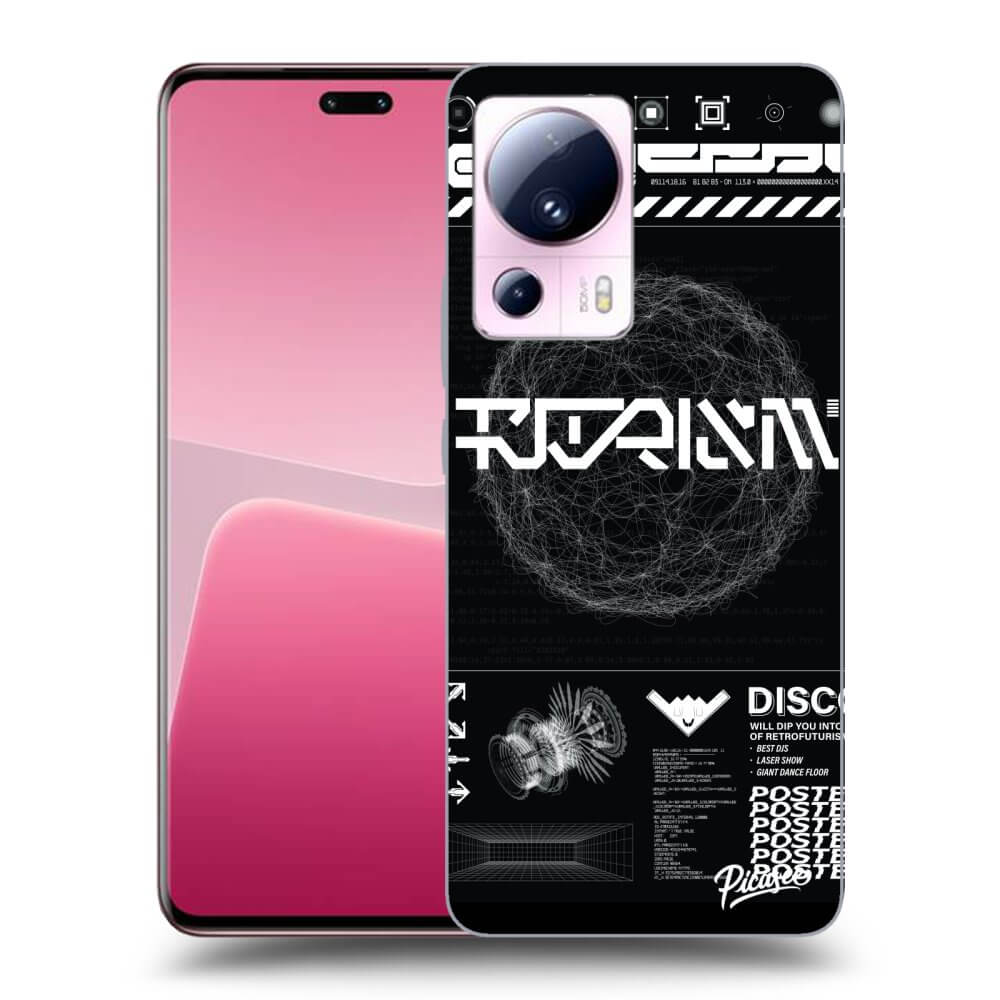 Picasee Xiaomi 13 Lite Hülle - Schwarzes Silikon - BLACK DISCO