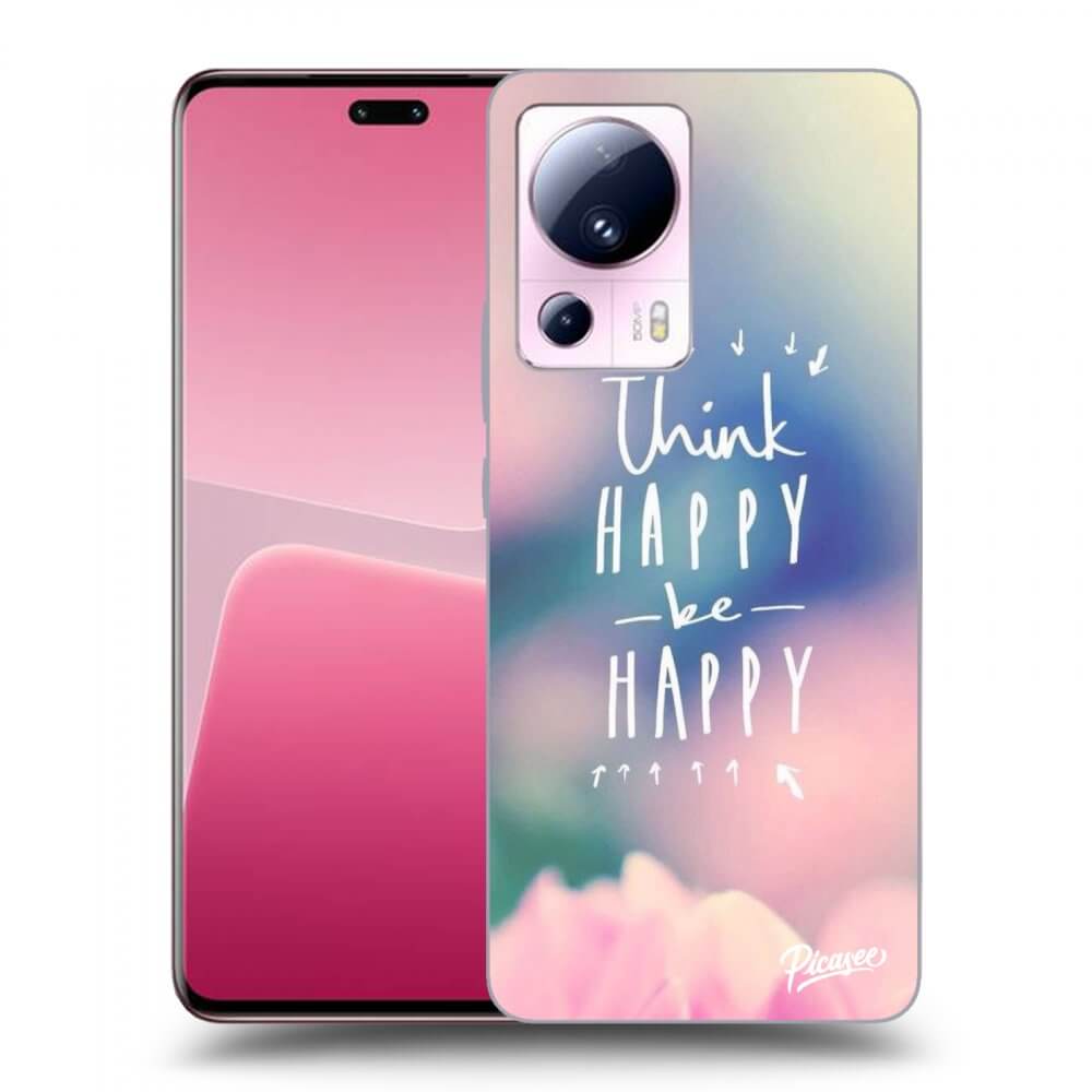 Picasee Xiaomi 13 Lite Hülle - Transparentes Silikon - Think happy be happy