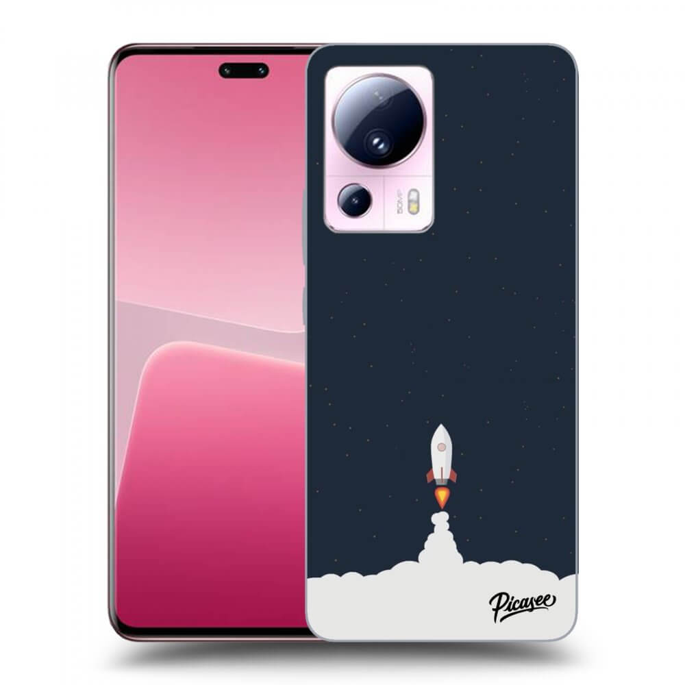 Picasee Xiaomi 13 Lite Hülle - Schwarzes Silikon - Astronaut 2