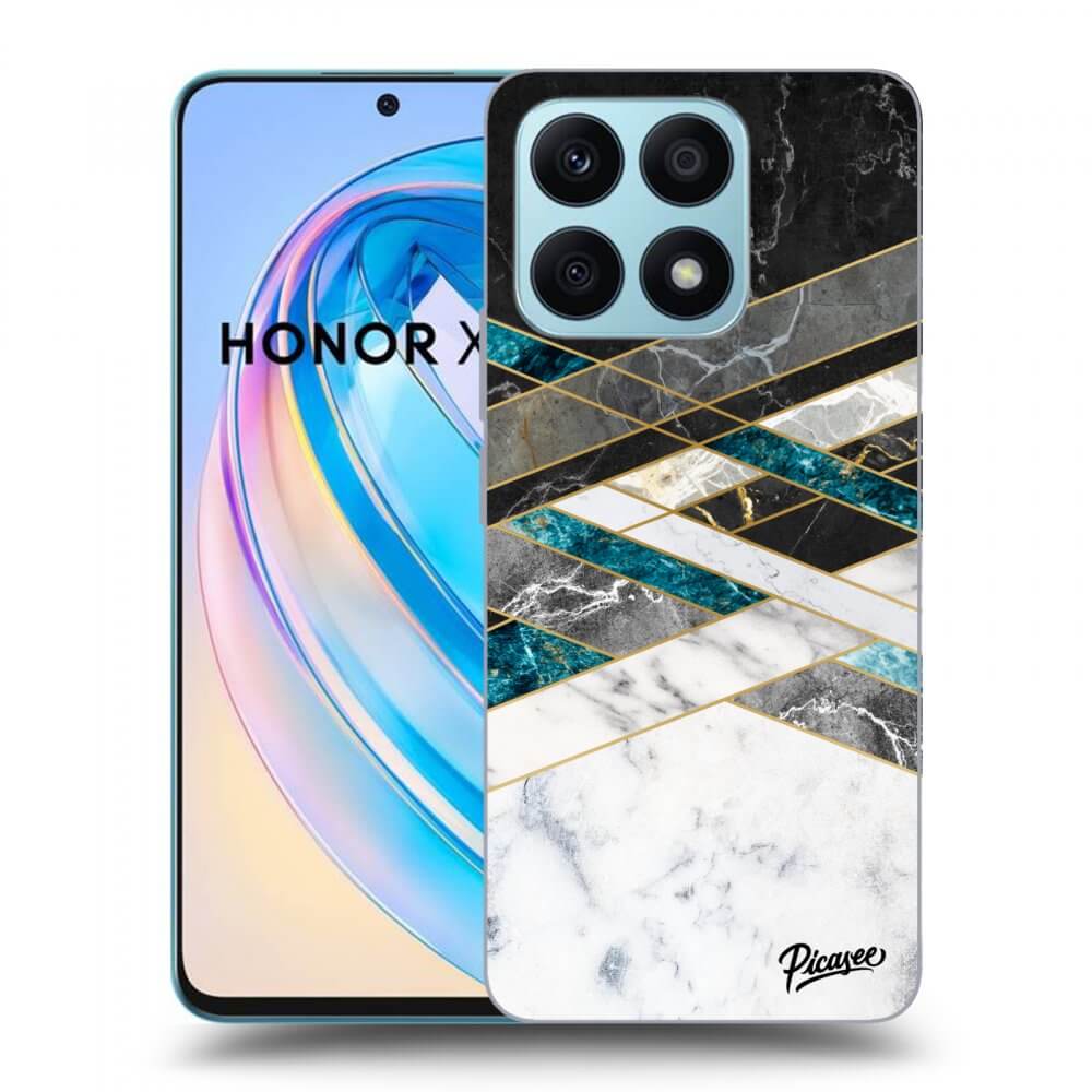 Picasee ULTIMATE CASE für Honor X8a - Black & White geometry