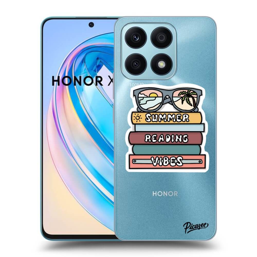Picasee Honor X8a Hülle - Transparentes Silikon - Summer reading vibes