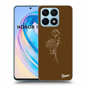 Picasee ULTIMATE CASE für Honor X8a - Brown flowers