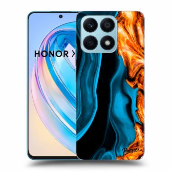 Hülle für Honor X8a - Gold blue