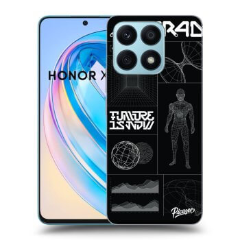Picasee Honor X8a Hülle - Schwarzes Silikon - BLACK BODY