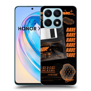 Picasee Honor X8a Hülle - Schwarzes Silikon - RAVE