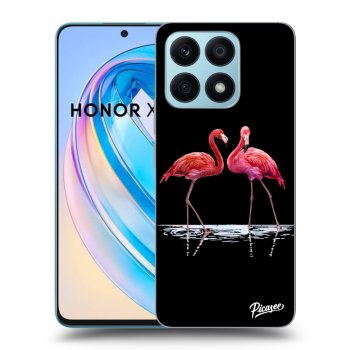 Hülle für Honor X8a - Flamingos couple