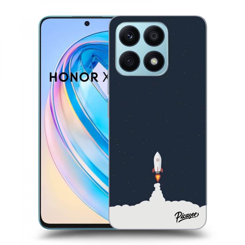 Picasee Honor X8a Hülle - Schwarzes Silikon - Astronaut 2