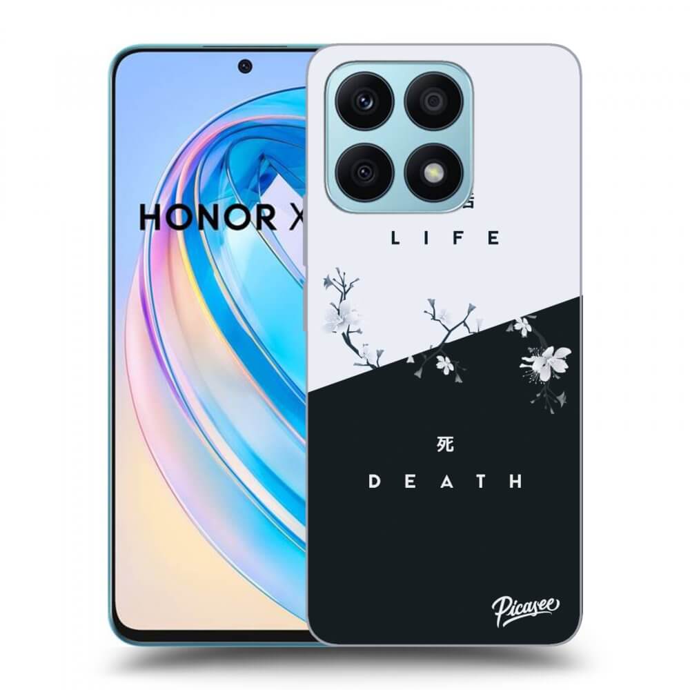 Picasee Honor X8a Hülle - Transparentes Silikon - Life - Death