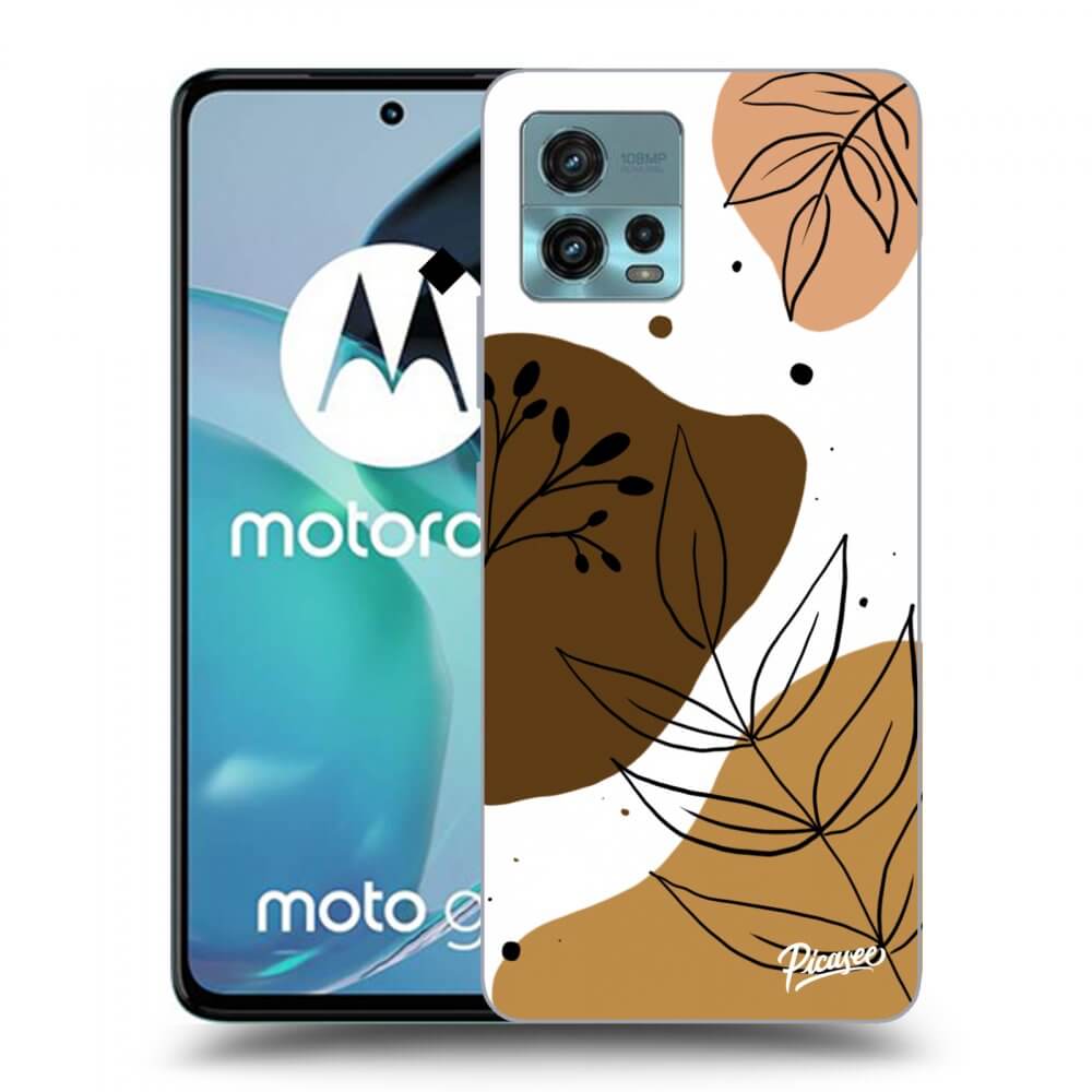 Picasee Motorola Moto G72 Hülle - Schwarzes Silikon - Boho style