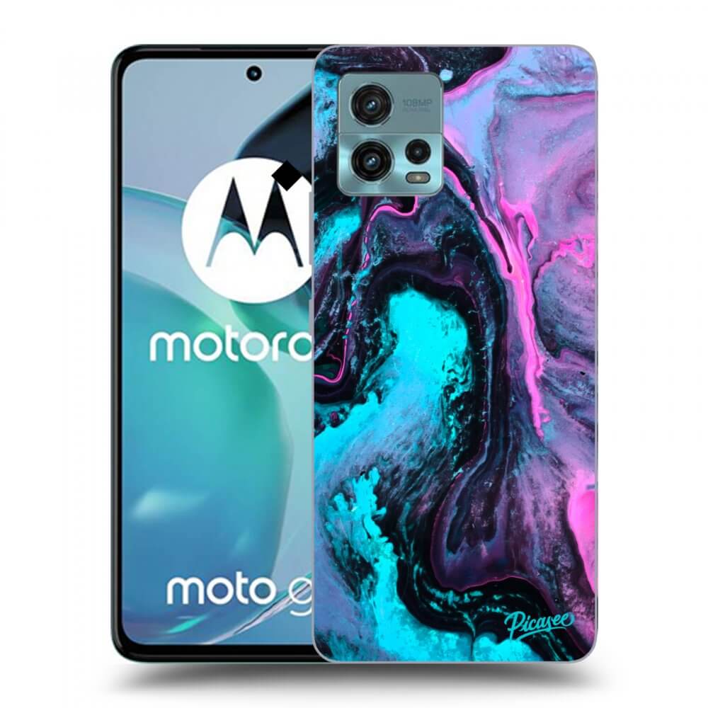 Picasee Motorola Moto G72 Hülle - Schwarzes Silikon - Lean 2
