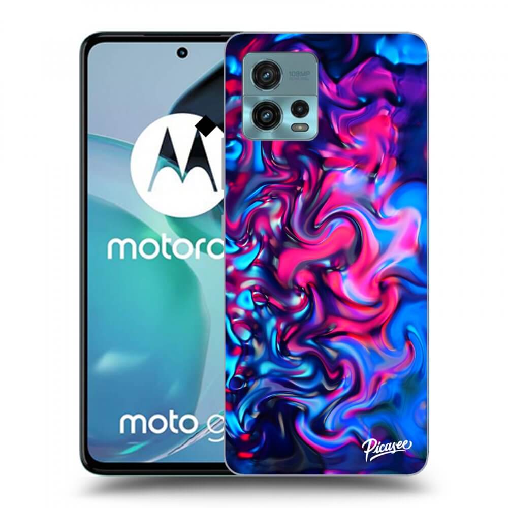 Picasee Motorola Moto G72 Hülle - Schwarzes Silikon - Redlight