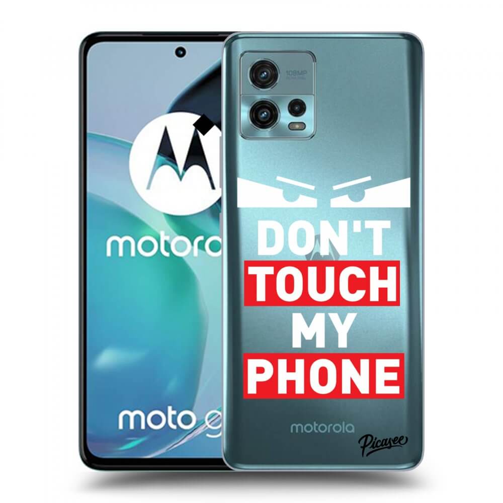 Picasee Motorola Moto G72 Hülle - Transparentes Silikon - Shadow Eye - Transparent
