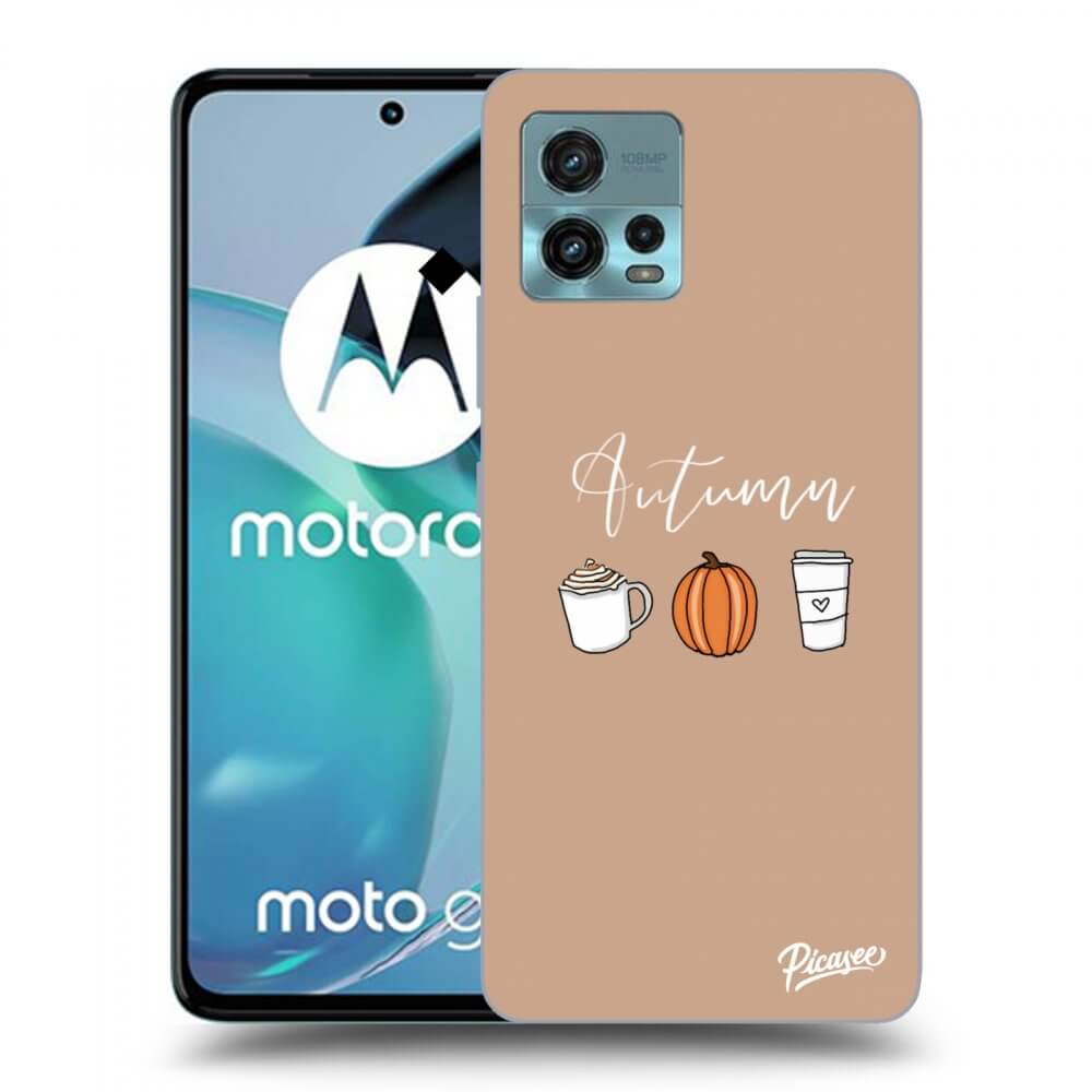 Picasee Motorola Moto G72 Hülle - Schwarzes Silikon - Autumn